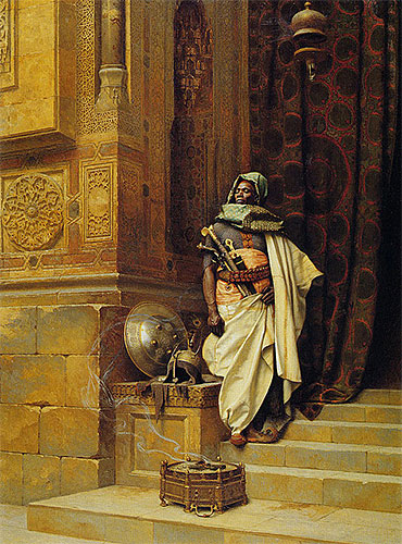 Die Palastwache, 1900 | Ludwig Deutsch | Gemälde Reproduktion