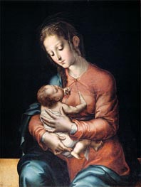 Madonna and Child, c.1565 by Luis de Morales | Painting Reproduction