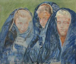 Girls in Breeches, 1906 by Jacek Malczewski | Painting Reproduction