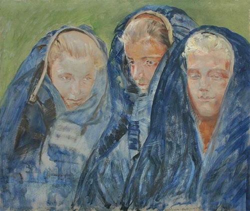 Girls in Breeches, 1906 | Jacek Malczewski | Painting Reproduction