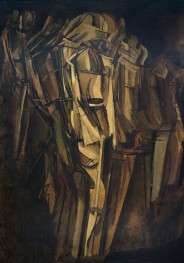 Nude (Study), Sad Young Man in a Train, c.1911/12 by Marcel Duchamp | Painting Reproduction