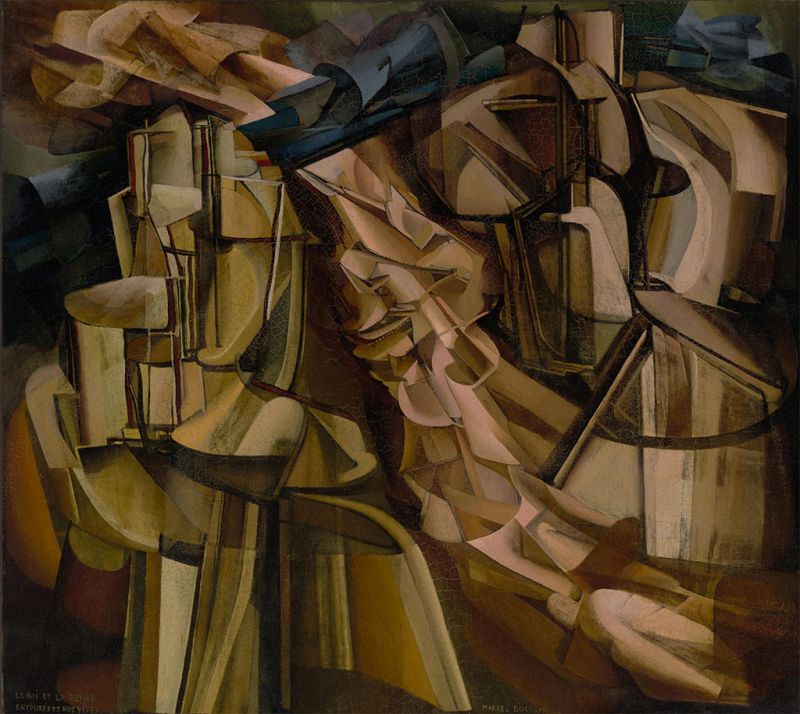 Der König und die Königin, umgeben von flinken Nackten, 1912 | Marcel Duchamp