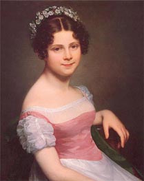 Sophie Fanny Lordon, 1820 von Mayer-Lamartiniere | Gemälde-Reproduktion