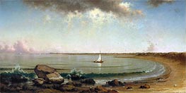 Shore Scene: Point Judith, 1863 von Martin Johnson Heade | Gemälde-Reproduktion