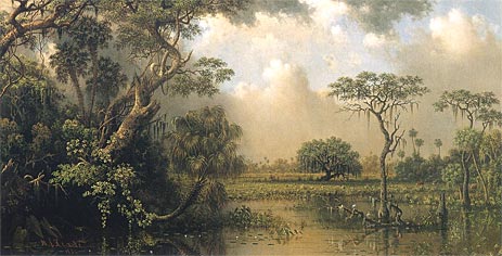 The Great Florida Marsh | Martin Johnson Heade | Painting Reproduction