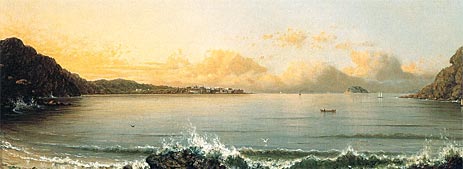 Harbor Scene: Rio de Janeiro, 1865 | Martin Johnson Heade | Painting Reproduction