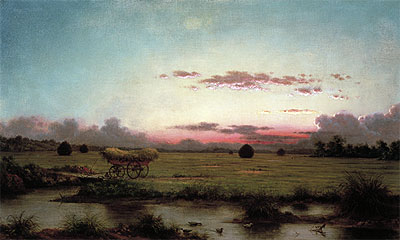 The Marshes at Rhode Island, 1866 | Martin Johnson Heade | Gemälde Reproduktion