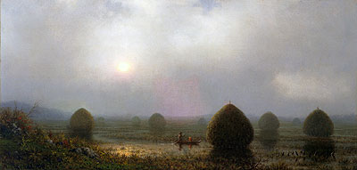The Great Swamp, 1868 | Martin Johnson Heade | Gemälde Reproduktion