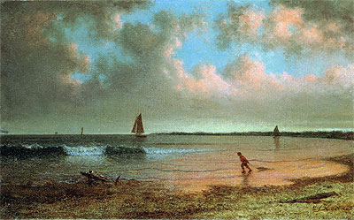 New England Coastal Scene | Martin Johnson Heade | Painting Reproduction