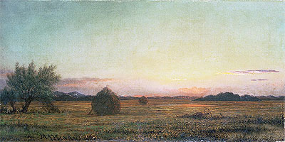 Jersey Meadows | Martin Johnson Heade | Painting Reproduction