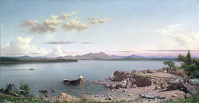 Lake George, 1862 von Martin Johnson Heade | Gemälde-Reproduktion