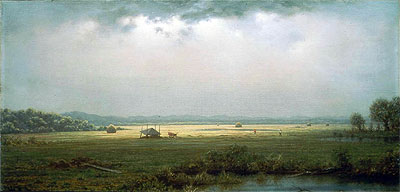 Newburyport-Marschen, c.1866/76 von Martin Johnson Heade | Gemälde-Reproduktion