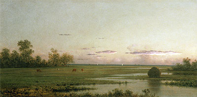 Salzwiese in Southport, Connecticut | Martin Johnson Heade | Gemälde Reproduktion