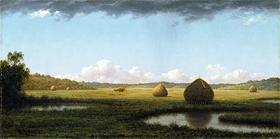 Summer Showers, c.1865/70 | Martin Johnson Heade | Gemälde Reproduktion