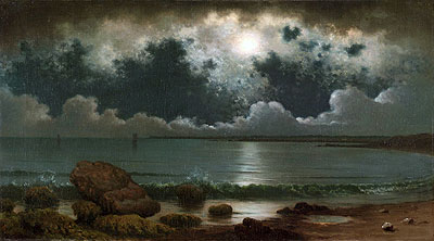 Point Judith, Rhode Island, c.1867/68 | Martin Johnson Heade | Gemälde Reproduktion