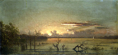Twilight on the St. John's RIver, undated | Martin Johnson Heade | Gemälde Reproduktion