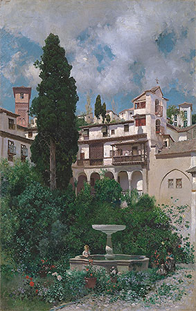 A Spanish Garden, n.d. | Martin Rico y Ortega | Painting Reproduction