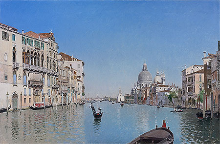 A Gondola on the Grand Canal, undated | Martin Rico y Ortega | Painting Reproduction