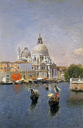Santa Maria della Salute, Venice, n.d. by Martin Rico y Ortega | Painting Reproduction