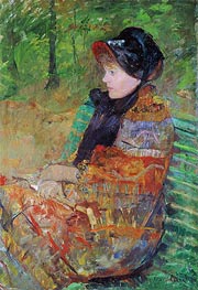 Lydia Cassatt (the Painter's Sister), 1880 von Cassatt | Gemälde-Reproduktion