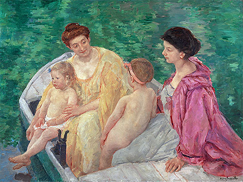 Das Bad | Mary Cassatt | Gemälde Reproduktion
