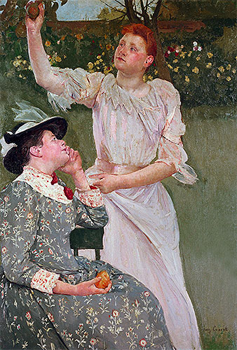 Women Picking Fruit | Mary Cassatt | Painting Reproduction