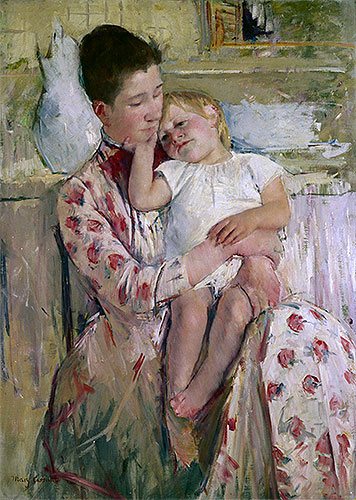 Mother and Child | Mary Cassatt | Painting Reproduction