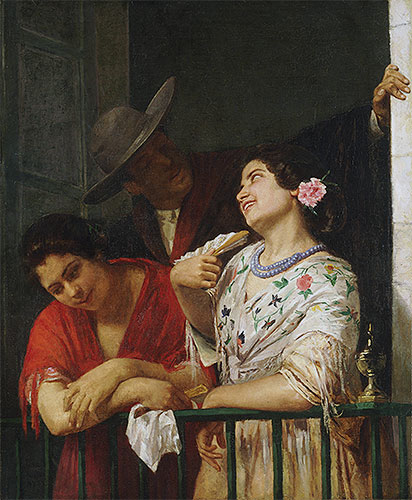On the Balcony | Mary Cassatt | Painting Reproduction