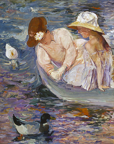 Sommerzeit | Mary Cassatt | Gemälde Reproduktion