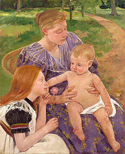 The Family, 1893 | Cassatt | Gemälde Reproduktion