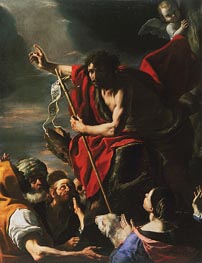 St. John the Baptist Preaching | Mattia Preti | Gemälde Reproduktion