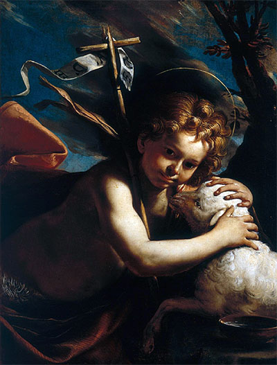 Young St. John the Baptist, undated | Mattia Preti | Painting Reproduction
