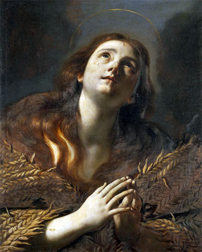 The Penitent Magdalene, n.d. | Mattia Preti | Painting Reproduction