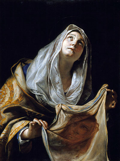 Saint Veronica with the Veil, c.1655/60 | Mattia Preti | Gemälde Reproduktion