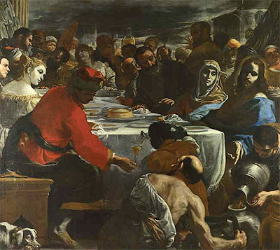 The Marriage at Cana, c.1655/60 | Mattia Preti | Gemälde Reproduktion