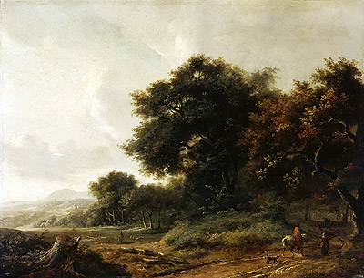Landscape, n.d. by Meindert Hobbema | Painting Reproduction