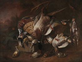 Dead Birds | Melchior d'Hondecoeter | Painting Reproduction