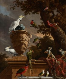 The Menagerie | Melchior d'Hondecoeter | Painting Reproduction
