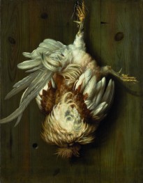 Stillleben mit totem Hahn | Melchior d'Hondecoeter | Gemälde Reproduktion