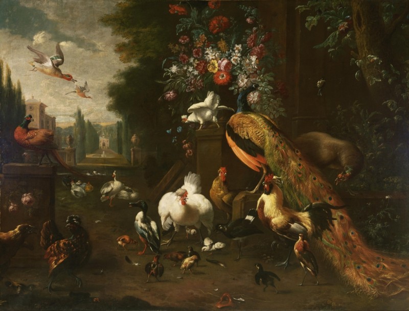 Melchior d'Hondecoeter | The Poultry Yard, 1680s The Poultry Yard, 1680s | Melchior d'Hondecoeter