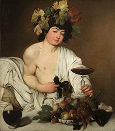 Bacchus, c.1597 by Caravaggio | Painting Reproduction