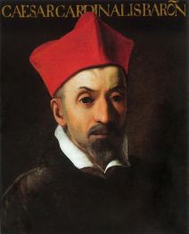 Portrait of Cardinal Cesare Baronio, c.1602/03 by Caravaggio | Painting Reproduction