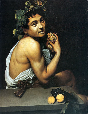 Sick Bacchus (Self-Portrait as Bacchus), c.1592/93 | Caravaggio | Painting Reproduction