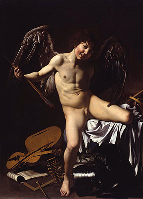 Amor als Sieger, c.1601/02 | Caravaggio | Gemälde Reproduktion