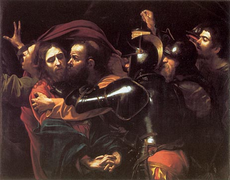 The Betrayal of Christ (Taking of Christ), 1602 | Caravaggio | Gemälde Reproduktion