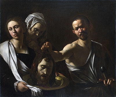 Salome Receives the Head of John the Baptist, c.1607/10 | Caravaggio | Painting Reproduction