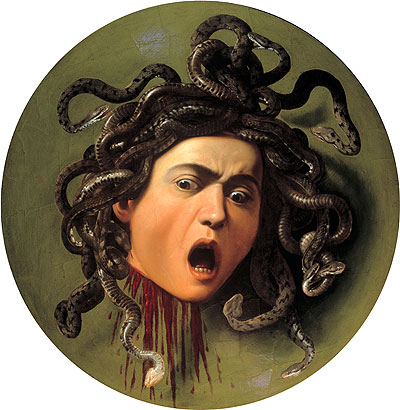 Head of Medusa, c.1596/98 | Caravaggio | Painting Reproduction