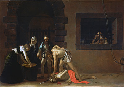 The Decapitation of St. John the Baptist | Caravaggio | Painting Reproduction