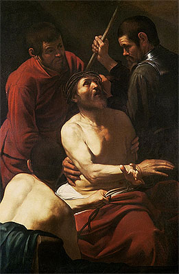 Christ Crowning with Thorns, c.1602/05 | Caravaggio | Painting Reproduction
