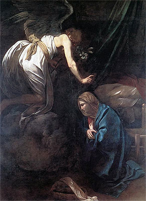 The Annunciation, c.1608/10 | Caravaggio